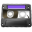 Cassette Purple Icon 32x32 png